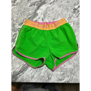 Cotopaxi Green and Pink Athletic Shorts